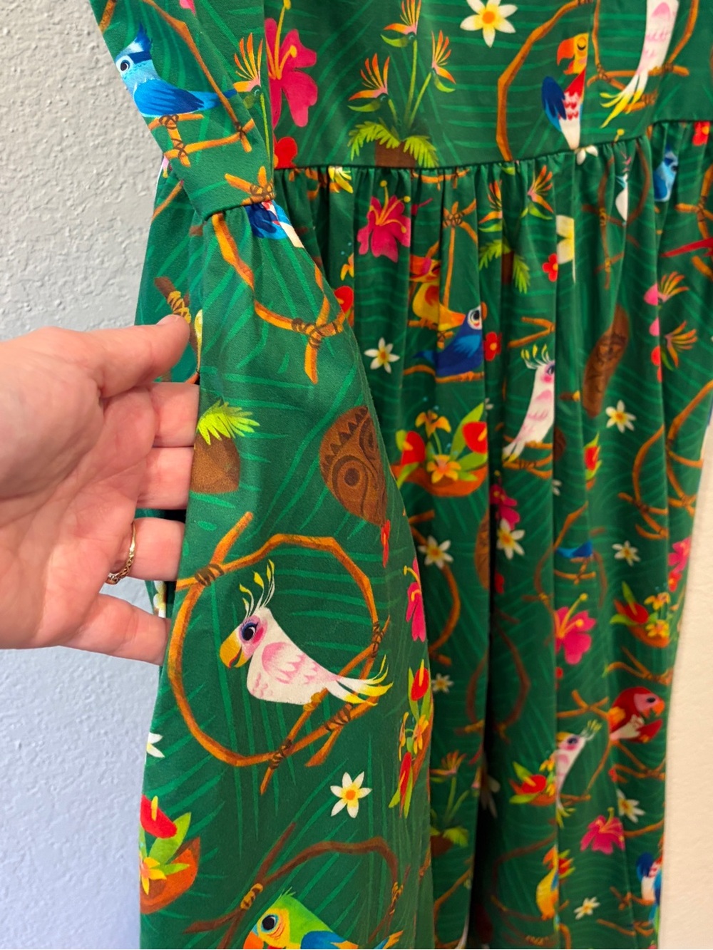 Disney Parks The Dress Shop Enchanted Tiki Room swing dress 2018 - Picture 8 of 14